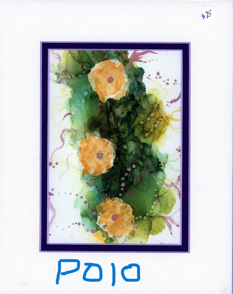 5x7 Bramble Flower