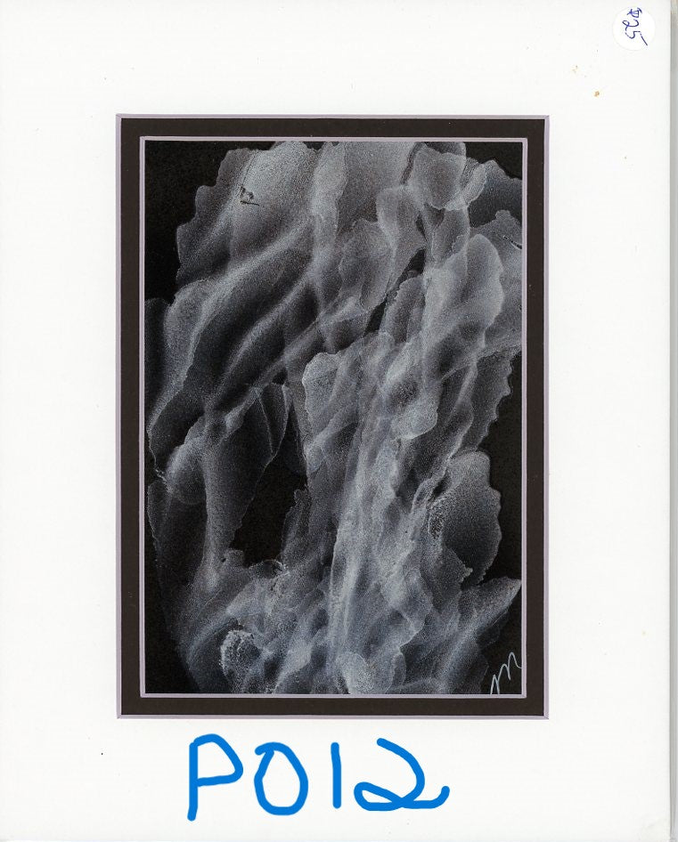 5x7 Abstract Pearl Coral Painting