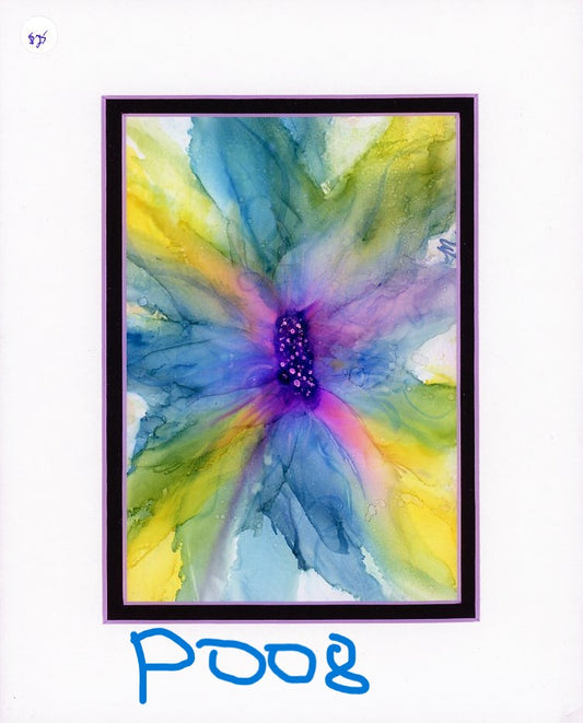 5x7 Large Petal Flower